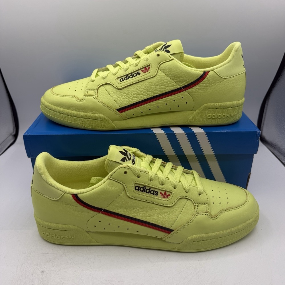 Adidas Continental 80 Shoes Mens Size 11.5 Frozen Yellow Retro Sneakers B41675